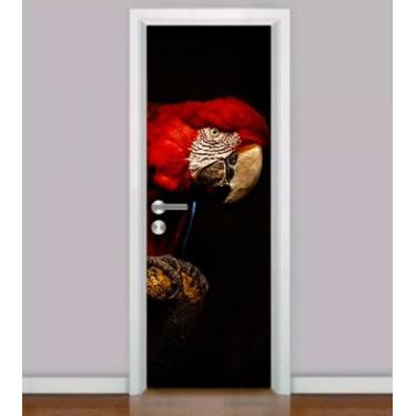 Imagem de Adesivo Para Porta ARARA - Natureza - Cores - Aves - PGG Impressão Dig