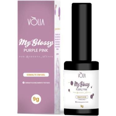 Imagem de Esmalte Em Gel My Glossy Purple Pink 9g Volia