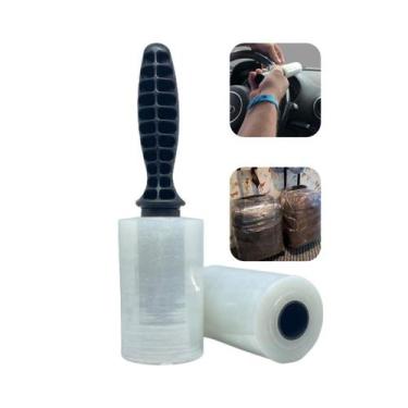 Imagem de 5 Rolinhos De Plastico Stretch Com Aplicador Alta Resistencia - Embane