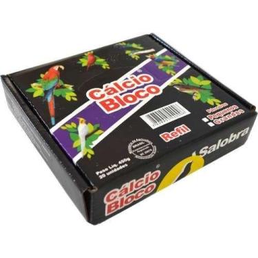 Imagem de Cálcio em Bloco para Pássaros - com Encaixe Universal (cabe em qualque