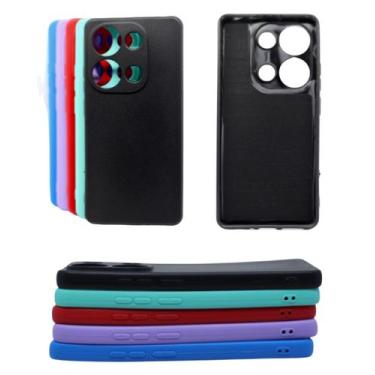 Imagem de Capa Capinha Para Redmi Note 13 Pro 4g Aveludada Silicone - Mustangsho