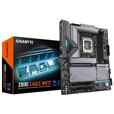 Imagem de Placa Mãe Gigabyte Z890 EAGLE WIFI 7 Intel LGA1851 4xDDR5 Chipset Z890 ATX