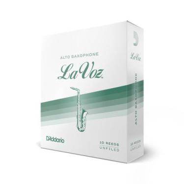 Imagem de Palheta Sax Alto M/S (10 Unidades) D Addario La Voz RJC10MS - DD WOODW