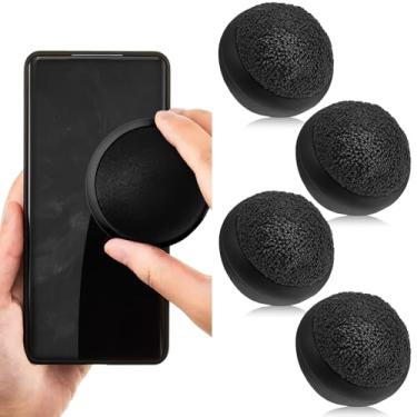 Imagem de Suclain Pacote com 4 bolas de limpeza de tela sensível ao toque de Natal bola de limpeza de telefone microfibra touch tela de carro limpador de vidro para computador, laptop, telefone monitor