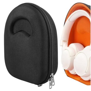 Imagem de Geekria Capa protetora para fones de ouvido compatível com JBL TUNE 770/760/750NC, TUNE 720BT, Live 770NC, bolsa de transporte rígida de substituição com armazenamento de cabos (preto)
