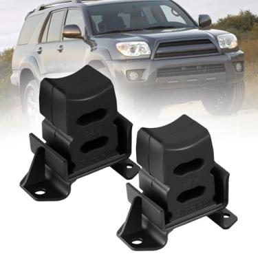 Imagem de Bobuluo 1 par de almofada de freio de eixo traseiro esquerdo + lado direito 48036-60011 48306-60201 Suspensão de almofada para Lexus GX470 2003-2009 para Toyota 4Runner 2003-2009