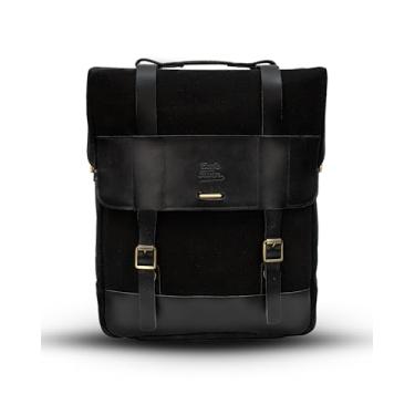 Imagem de Ventura: Alforjes de motocicleta de lona para Royal Enfield Super Meteor 650, espingarda 650 e Meteor 350, com suportes de sela, bolsa de bagagem de turismo (Super Meteor/Shotgun 650, preto, compre um