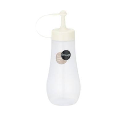 Imagem de Ioensy Molho Distribuidor Condimento Squeeze Bottle Portable Small Recilabilable para cozinhas domésticas Estação de condimento Estação de xarope Saze molhos, Branco, 250ml
