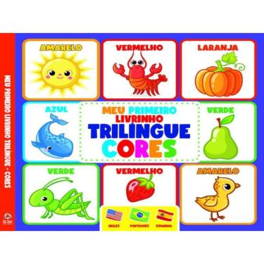 Imagem de Meu Primeiro Livrinho Trilíngue - Cores