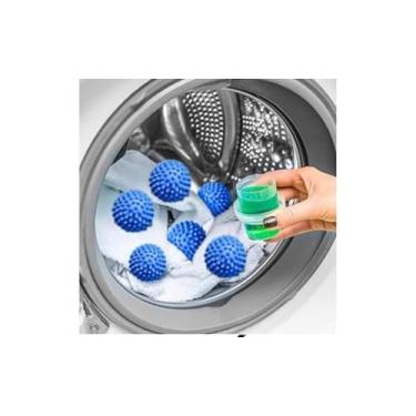 Imagem de Kit com 2 Esferas bolinhas mágicas para lavar e secar roupas