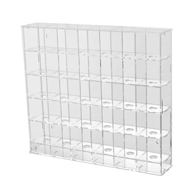 Imagem de Colaxi Gabinete da caixa de exibição de bola de golfe, rack de tênis de mesa transparente de acrílico, Stand para coletor de tênis de mesa, 30 Grades