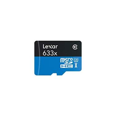 Imagem de Lexar Cartão de memória 64 GB de alto desempenho UHS-I Classe 10 A1 U3 V30 633x microSDXC, leitura de 95 MB/s