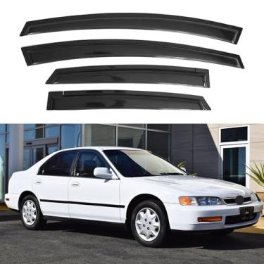 Imagem de Viseira de janela IG para Honda Accord Sedan 1994-1997, protetor de chuva, extradurável, para-sol, vento, ventilação lateral, defletor de janela, 1994 1995 1996 1997