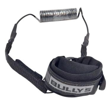 Imagem de Leash Bullys Espiral BODYBOARD Silver BICEPS - Bully'S, Preto