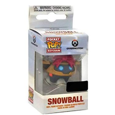 Imagem de Funko Pocket Pop! Overwatch Holiday Snowball Keychain Keyring