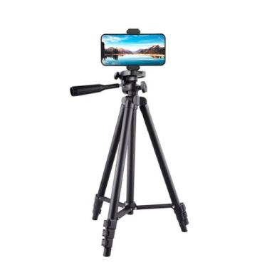 Imagem de Tripé Celular Profissional Câmera Fotográfica 1,3m Universal - Onistek
