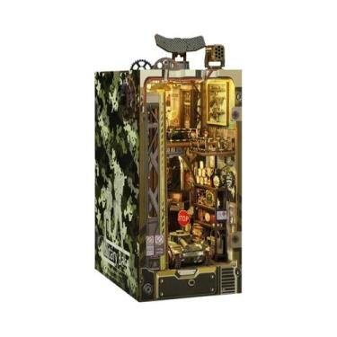 Imagem de Crianças Diy Livro De Madeira Nook Kit 3d Quebra-cabeça Casa Boneca Mo