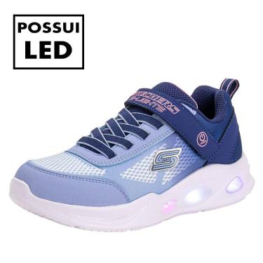 Imagem de Tênis Infantil S Ligths Sola Glow Ombre Deluxe Skechers 303714L