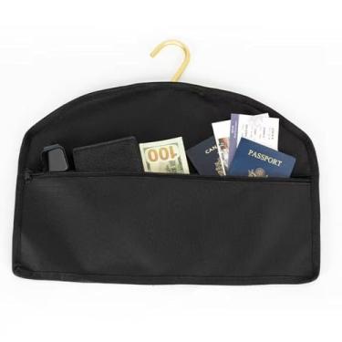 Imagem de Secret Stash Seguro para cabide SAFECoat – Cofre para desvios de cabide com bolso oculto para dinheiro, cartões de crédito e objetos de valor | Serve para pendurar roupas secretas, casa e viagem