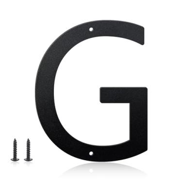 Imagem de Números de casa de 25 cm e letras de metal para placas externas, números de casa para fora, letras de endereço de alumínio e números para porta, caixa de correio, jardim, perfeito para casa ou