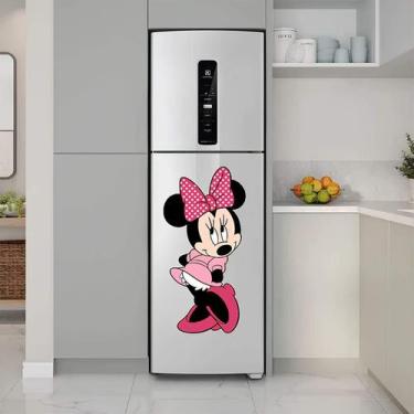 Imagem de Adesivo De Geladeira Minnie Mod08 - Lojinha Da Luc Adesivos