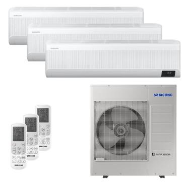 Imagem de Ar-Condicionado Multi Split Inverter 34000 BTUs Samsung Quente e Frio (3 Evap. hw 18000) 220V
