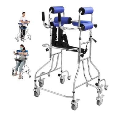 Imagem de CHONGHAN Andador Para Idosos,Andador Para Adultos Com Estrutura De ReabilitaçãO Para Hemiplegia,AuxíLio Para Caminhada Para Deficientes,Com Altura AjustáVel,Adequado Para Pessoas De 150 A 180 Cm
