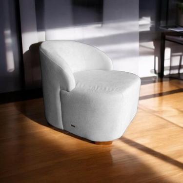 Imagem de Poltrona Living Sala de Estar Eloa Tecido Bouclé - Estopar