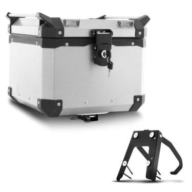 Imagem de Baú Moto Alumínio Top Case 35 Litros + Base de Fixação Super Adventure