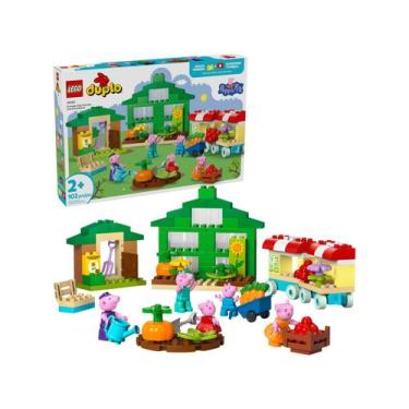 Imagem de LEGO Duplo Peppa Pig Jardim e Estufa do Avô - 10461 102 Peças