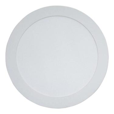 Imagem de Painel Plafon LED de Sobrepor 21,9 cm Modaza Redondo 18W, Branco 6500K