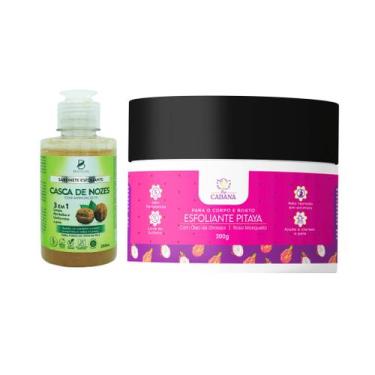 Imagem de Sabonete Esfoliante Facial 200mL + Esfoliante Fio Cabana 300g  Pele Li