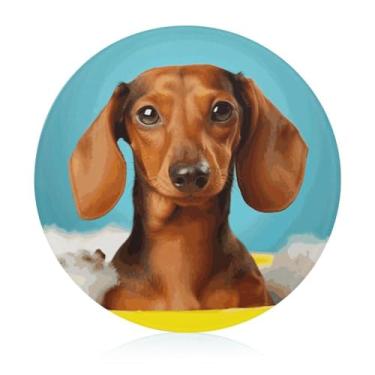 Imagem de Tábua de cortar para cozinha, antiderrapante, resistente ao calor, fácil de limpar, tábua de corte para cães Dachshund - Presente de cozinha ideal para cozinheiros domésticos