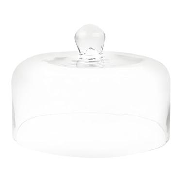 Imagem de MotiveTech Tampa Transparente para Bolo, Cúpula para Bolo, Tampa Redonda Transparente para Exibição de Massas, Suporte para Bolo de Casamento, Feriado E Aniversá, L