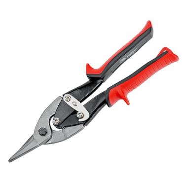Imagem de MTX Tesoura para Chapa 10" (250 mm) – Corte Reto com Cabo Emborrachado e Alavanca Dupla