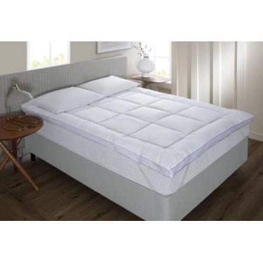 Imagem de Pillow Top Linha K Queen Branco Kacyumara
