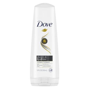 Imagem de Condicionador Dove Clarear e Hidratar com Carvão, 355 ml