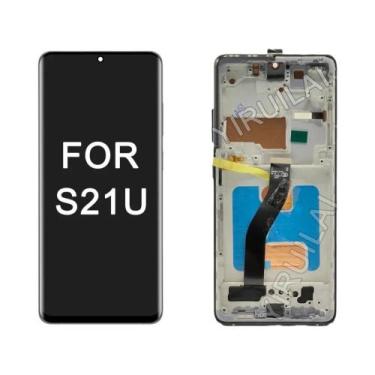 Imagem de Tela LCD Touch Screen Com Moldura Para Samsung S21 Ultra 5G Para Subst