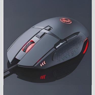 Imagem de Mouse Óptico Gamer Com Fio Usb Led 8 Botões 7200 Dpi