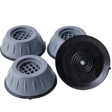 Imagem de Kit 4 Pés Niveladores Universal para Máquina Lava e Seca – Antivibração, Estabilidade e Redução de Ruído