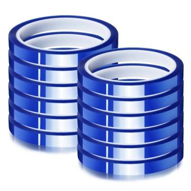 Imagem de Fita resistente ao calor MEBMIK 10mm x 33m azul para prensa térmica