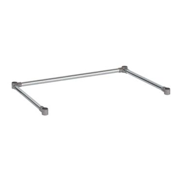 Imagem de DuraSteel Suporte de mesa de trabalho de base aberta - Suportes transversais de perna estabilizadores de mesa de 76 x 121 cm - Serve para mesa de trabalho comercial de aço inoxidável ou madeira de