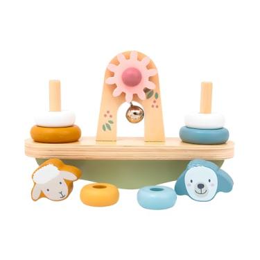Imagem de Farm Animal & Flower Balance Brinquedo Educativo Infantil, Jogo de Equilíbrio para Crianças, Desenvolve Coordenação Motora, Tema Fazendinha e Flores