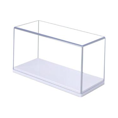 Imagem de TTETTZ Vitrine transparente para exibição de miniaturas de carros em escala 1/43, caixa decorativa para colecionadores, presentes e objetos de recordação.