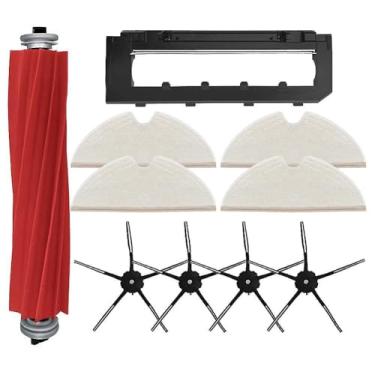 Imagem de Pincel Principal Lateral Capa de Mop para Q7 Max T8 Peças substituição alta Fácil e substituir Mantenha o robô em Desemp