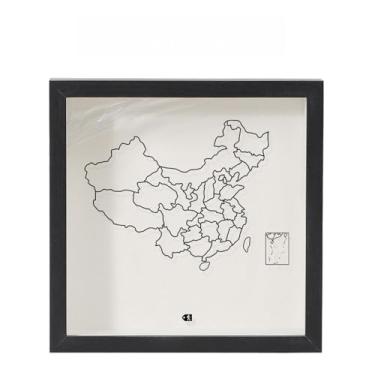 Imagem de Generic Caixa de exibição multifuncional para ingressos, com compartimento para guardar lembranças, ideal para filmes, eventos esportivos e shows, Preto 15x15cm