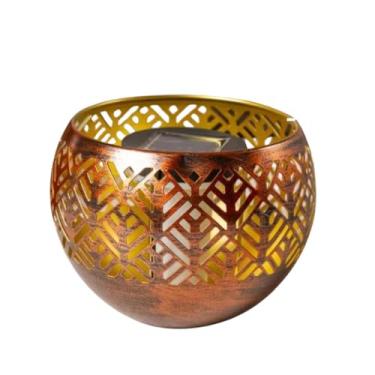 Imagem de Luminária Solar De Jardim Led Decoração Casa (Rose, Gra)