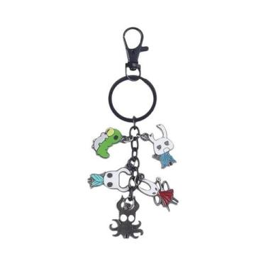 Imagem de Chaveiro Silksong Hollow Knight Hornet Grub Shadow Octopus Para Mulher