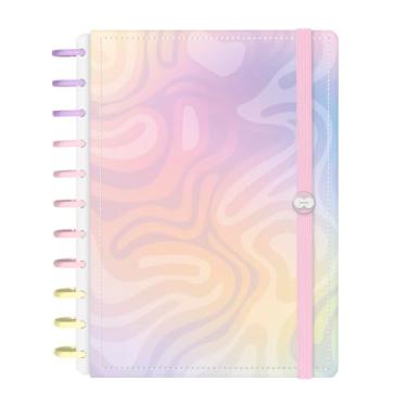 Imagem de Caderno Iscool Disc Inteligente 140 Folhas Color Waves Sweet G+