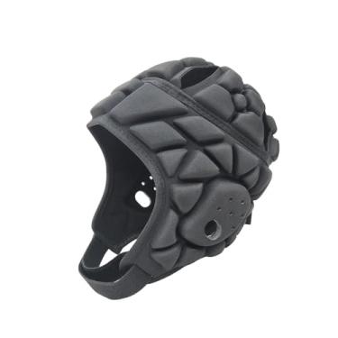 Imagem de menolana Capacete de rugby, boné universal, confortável, profissional, protetor de cabeça para patinação, lacrosse e skate, para adultos, S